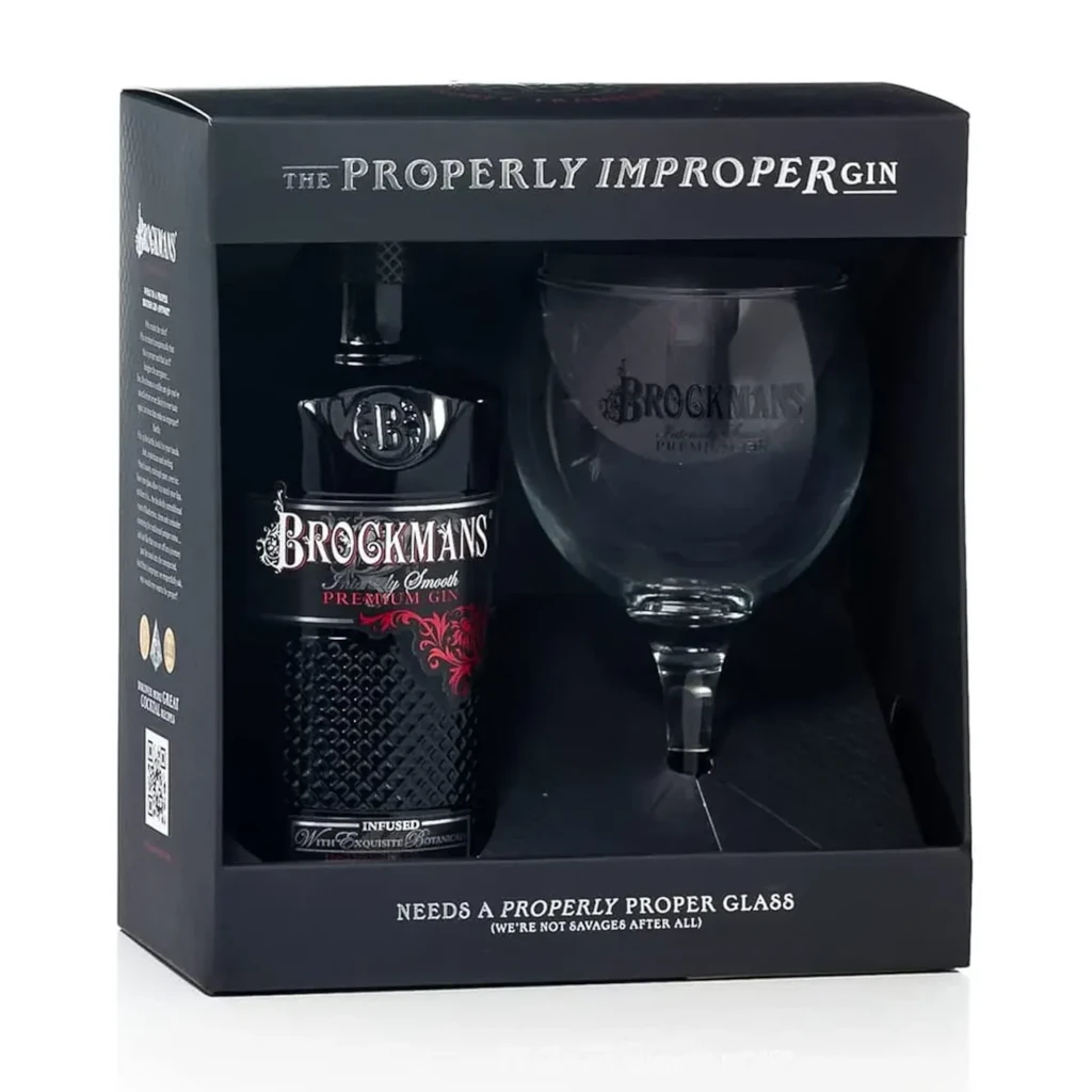 Brockmans Gin 70cl Gin Glass Giftpack