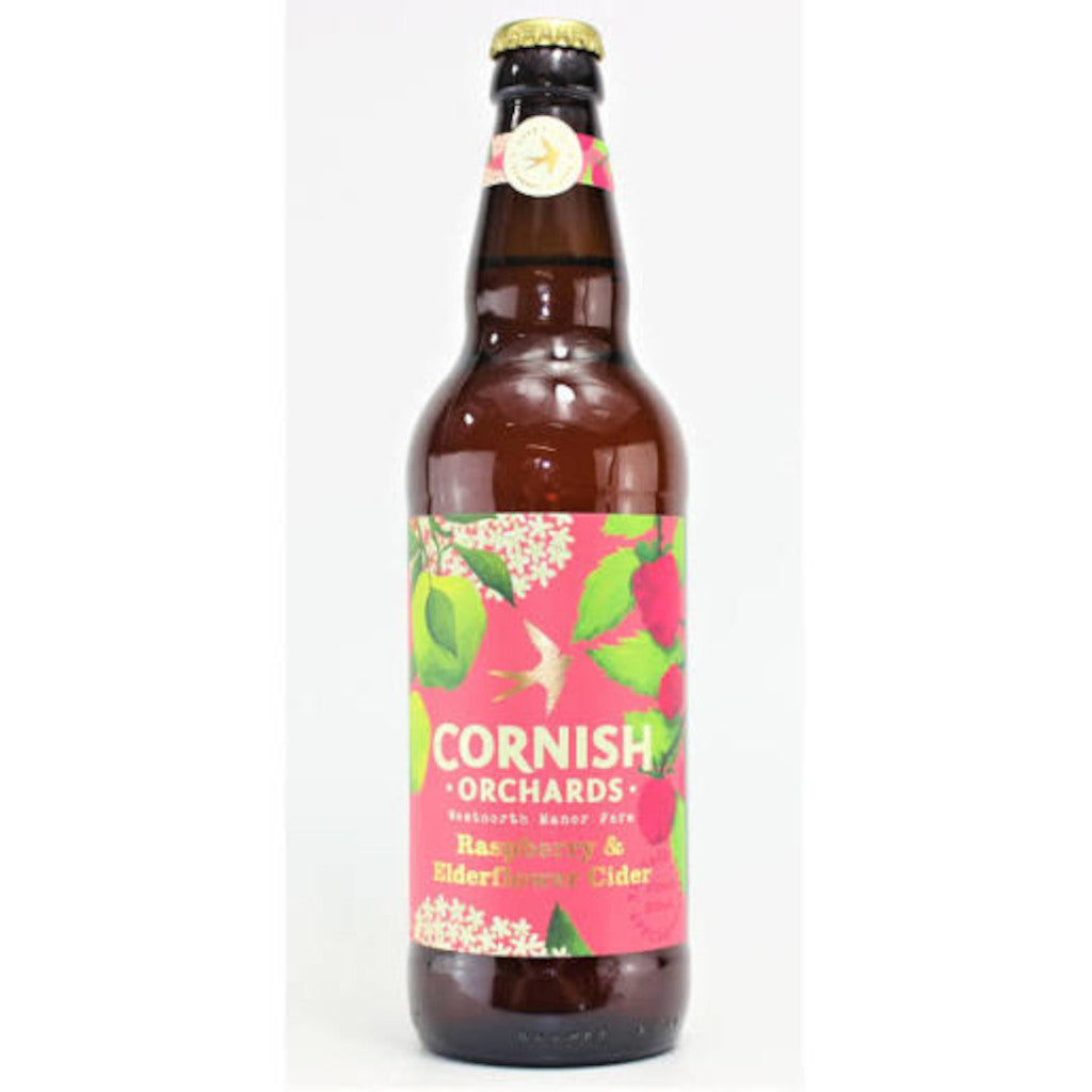 Cornish Orchards Raspberry & Elderflower Cider 500ml