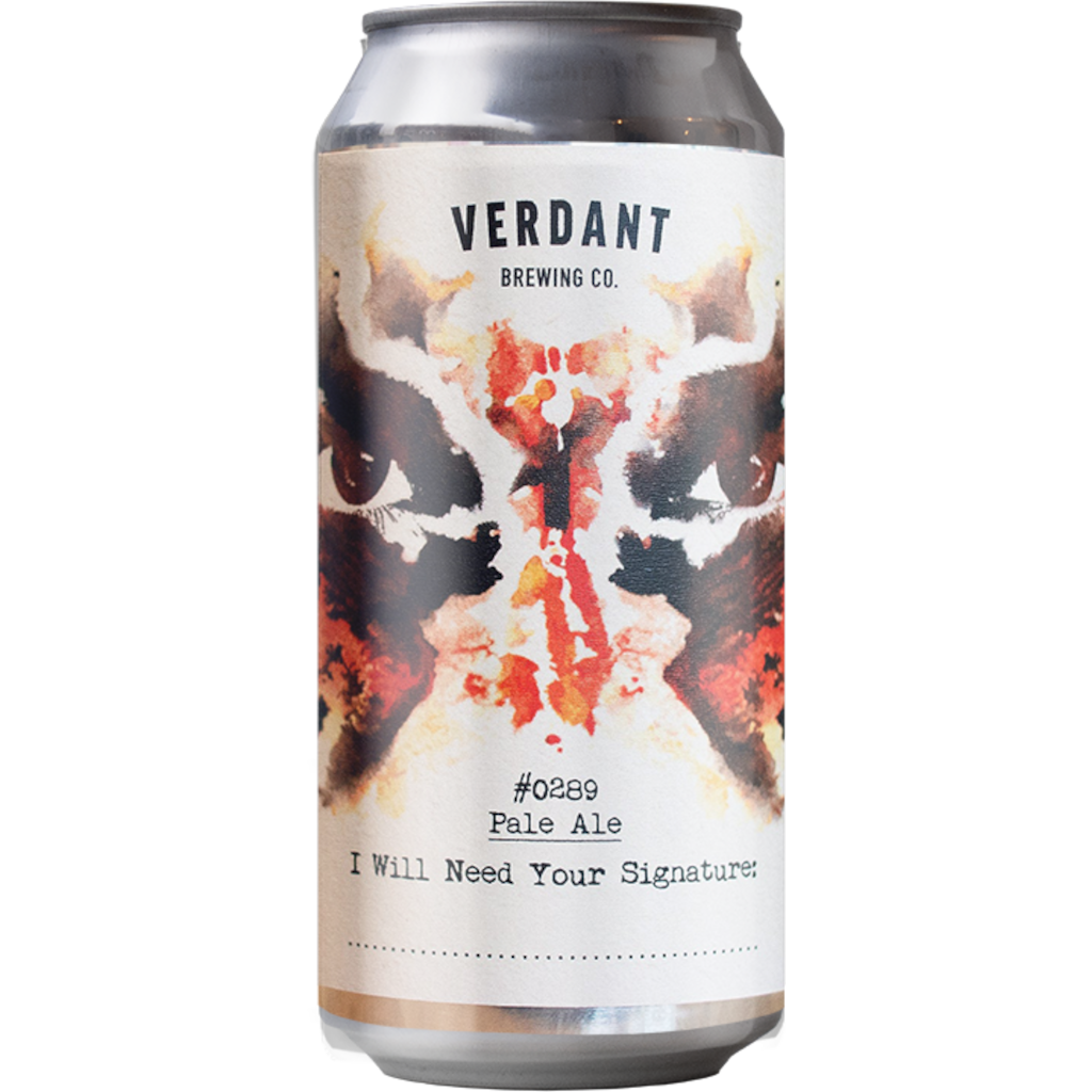 Verdant I Will Need Your Signature Pale Ale