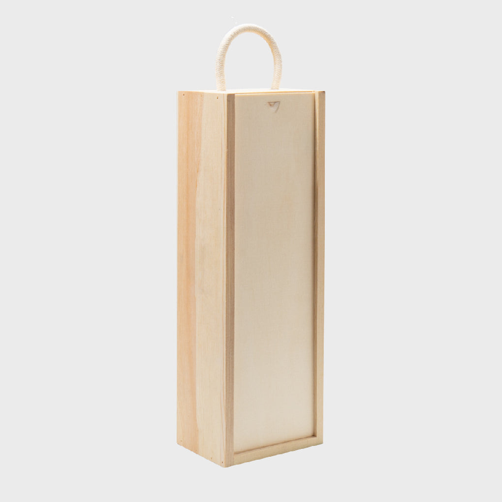 Wooden Wine Box - Single Bottle Size