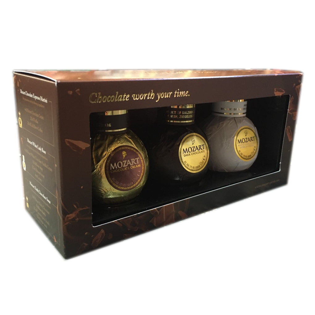 Mozart Chocolate Liqueur Triple Gift Set | Kwoff