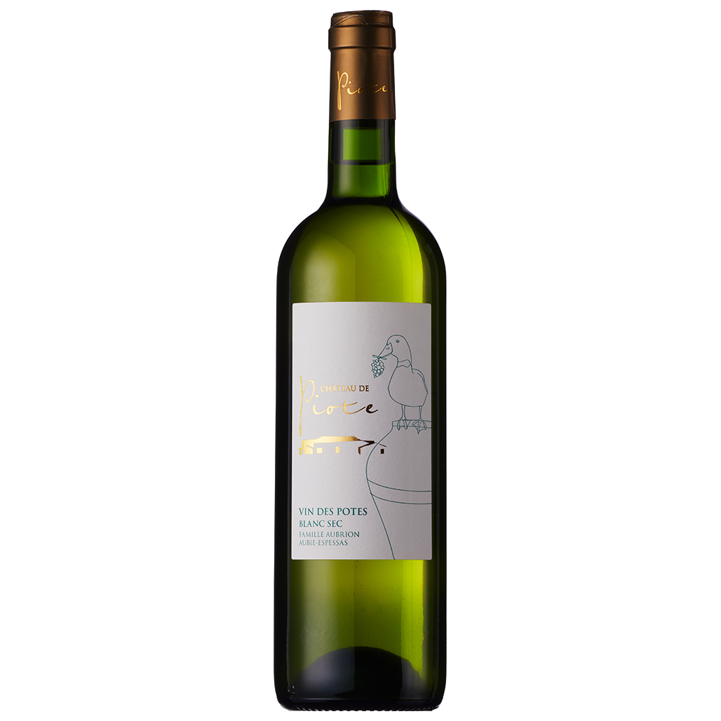 Chateau de Piote Vin des Potes Blanc Sec, Vin de France [Organic & Biodynamic] (6 Bottle Case)