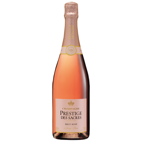 Champagne Prestige des Sacres Brut Rose (6 Bottle Case)