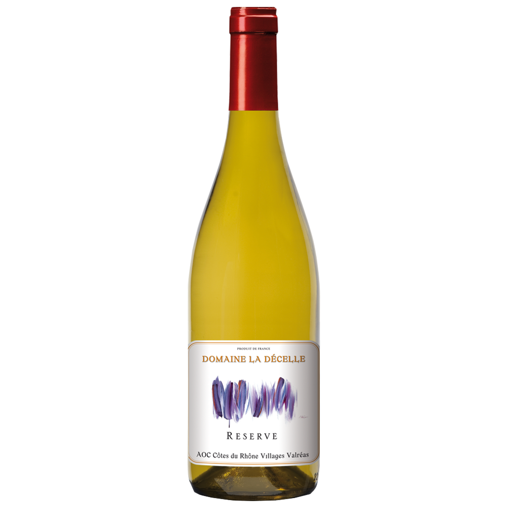Domaine La Decelle Reserve Blanc, AOP Cotes du Rhone Villages Valreas (6 Bottle Case)