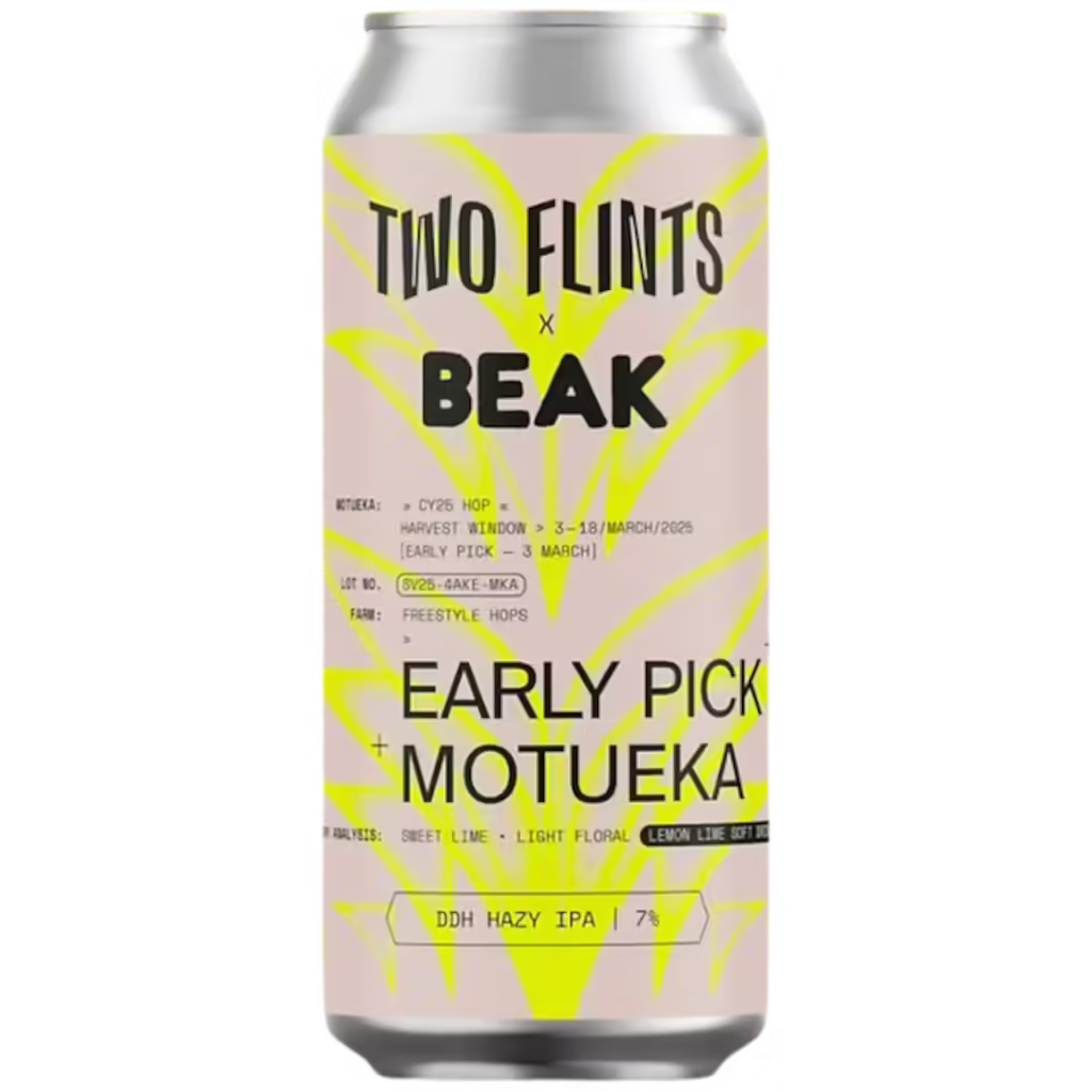 Two Flints Early Pick Motueka (x BEAK) DDH IPA