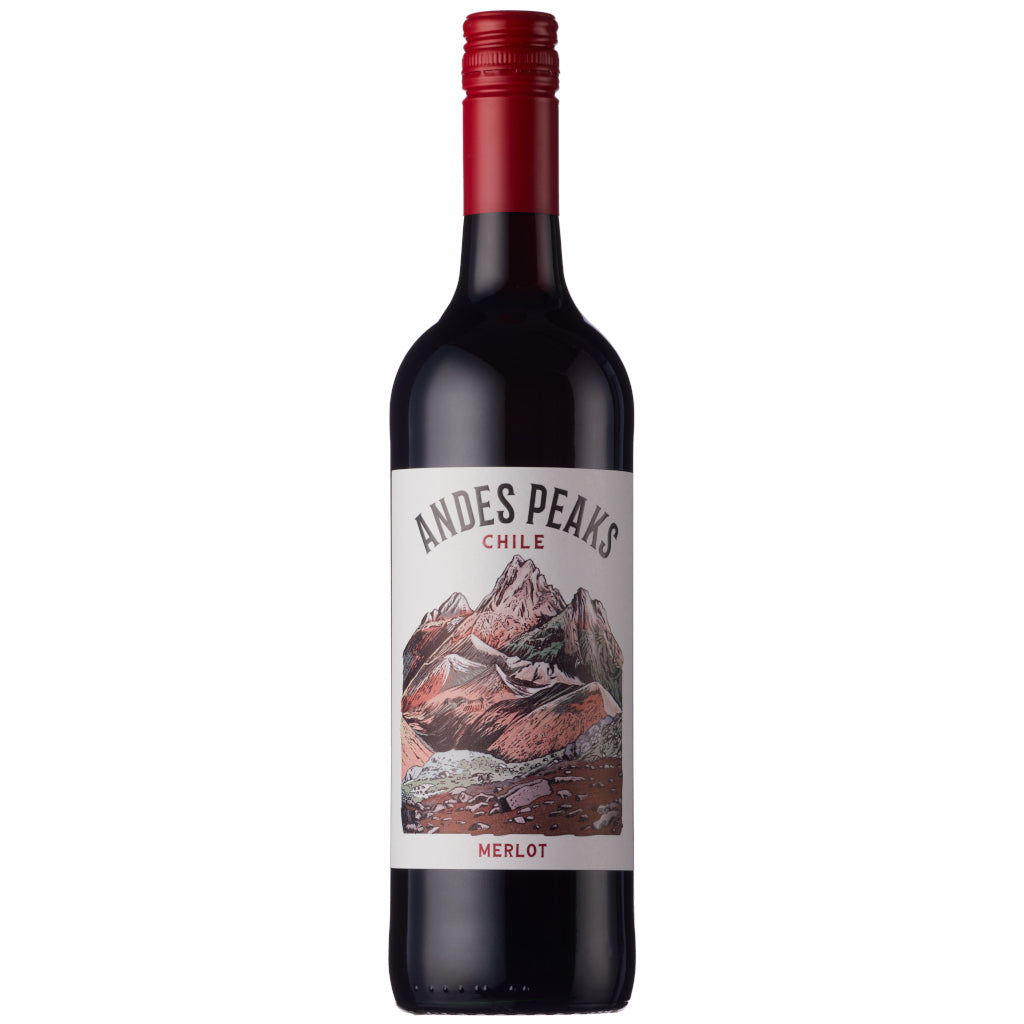Andes Peaks Merlot  DO Valle Central (6 Bottle Case Deal)