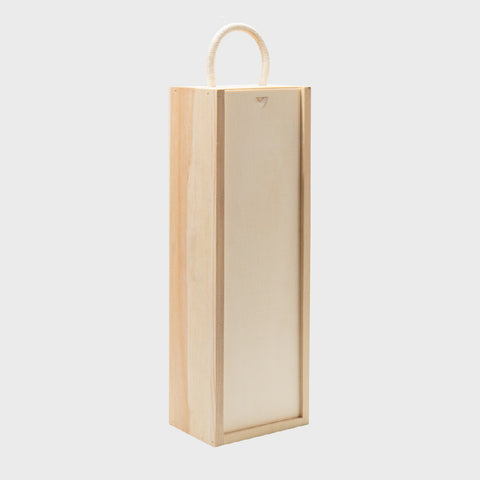 Wooden Wine Box - Single Bottle Size
