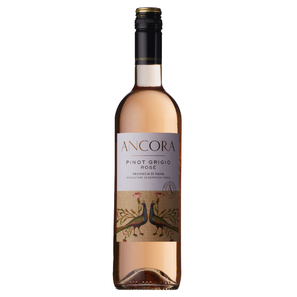 Ancora Pinot Grigio Rose, IGT Provincia di Pavia (6 Bottle Case)