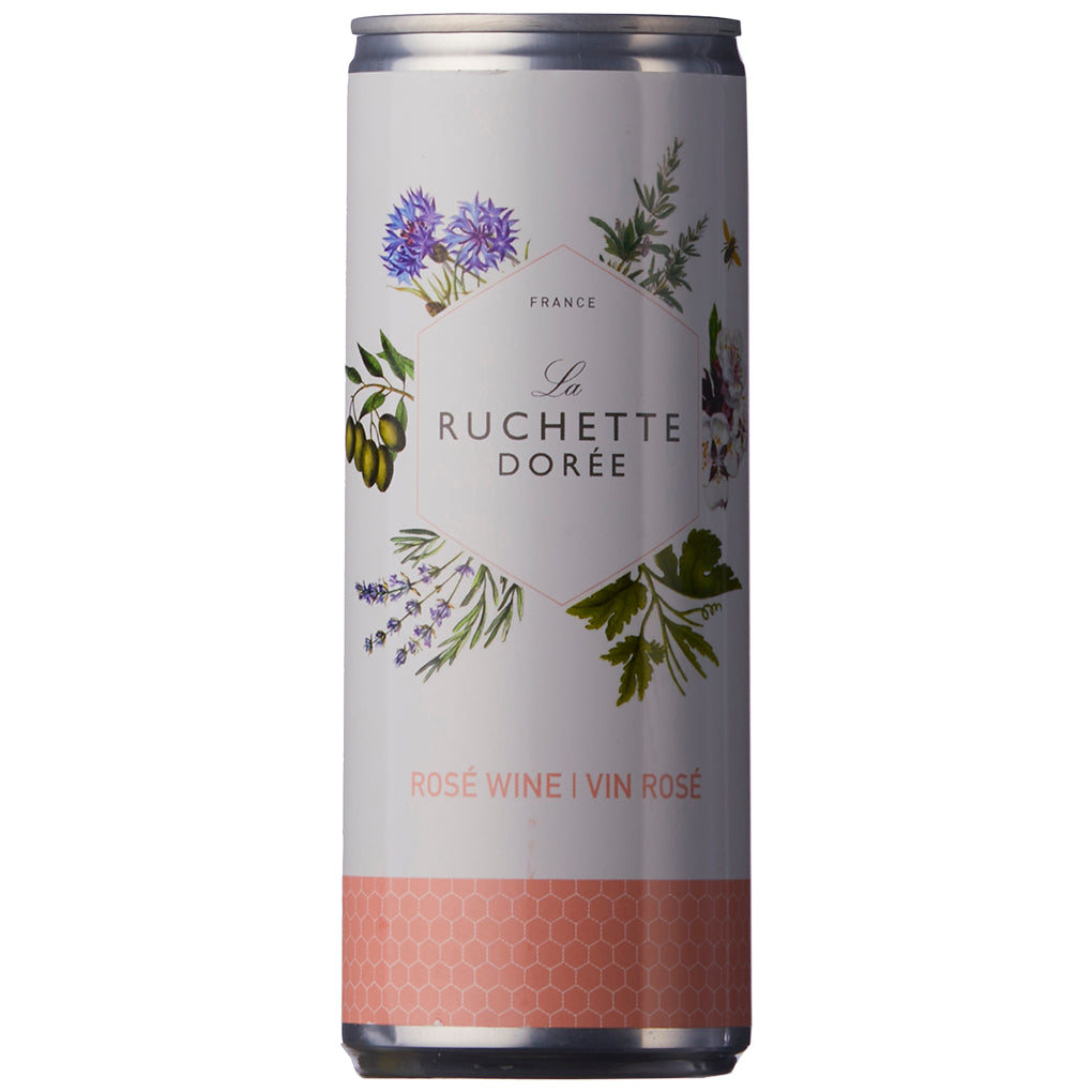 La Ruchette Doree Rose, AOP Rhone Rose (25cl Can) (12 Can Case)