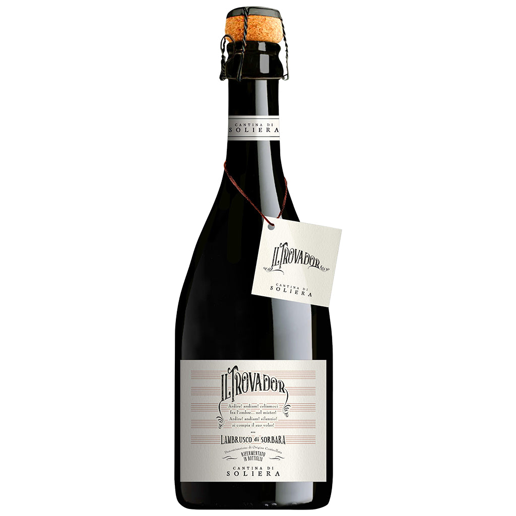 Cantina di Soliera Lambrusco di Sorbara DOC ‘Il Trovador’ (Metodo Ancestrale) NV (6 Bottle Case)