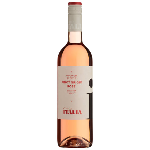 Italia Pinot Grigio Rose, IGT Provincia di Pavia (6 Bottle Case)