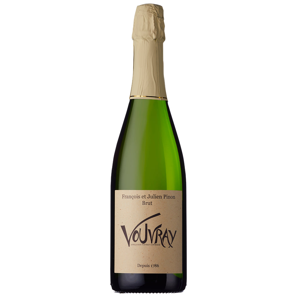 Francois et Julien Pinon Vouvray Petillant [Organic] Brut (6 Bottle Case)