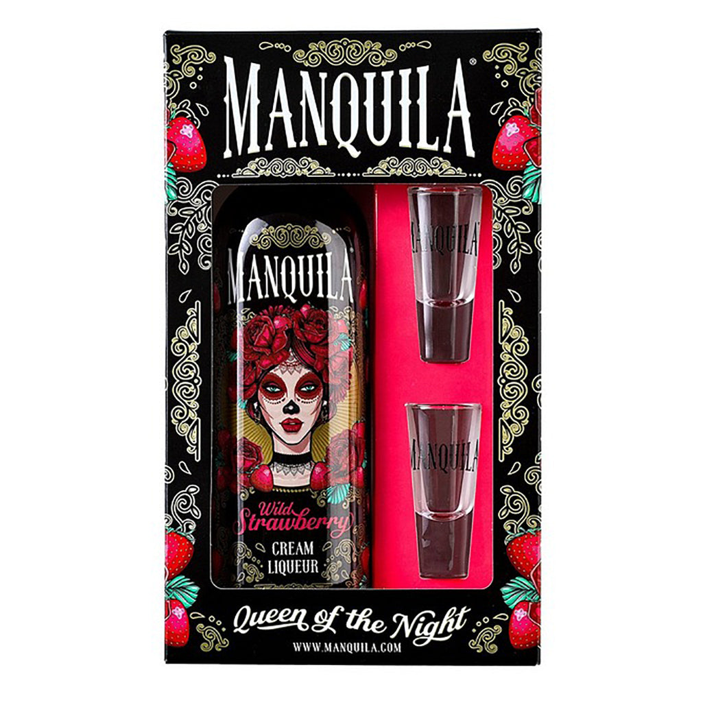 Zymurgorium Manquila Wild Strawberry Cream Liqueur Gift Set